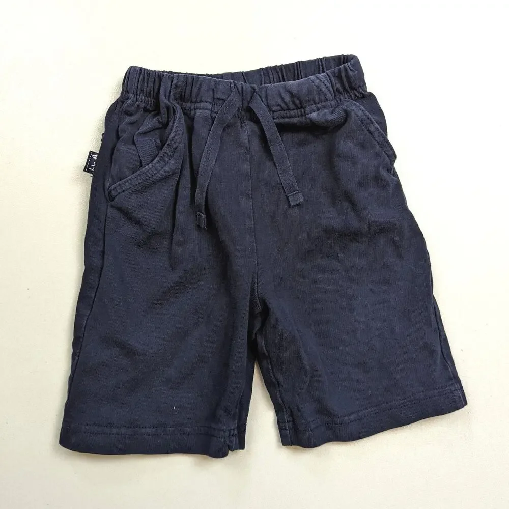 Jojo Maman Bebe Shorts Boys Sz 18-24m Blue Cargo Long Bermuda Casual Basic